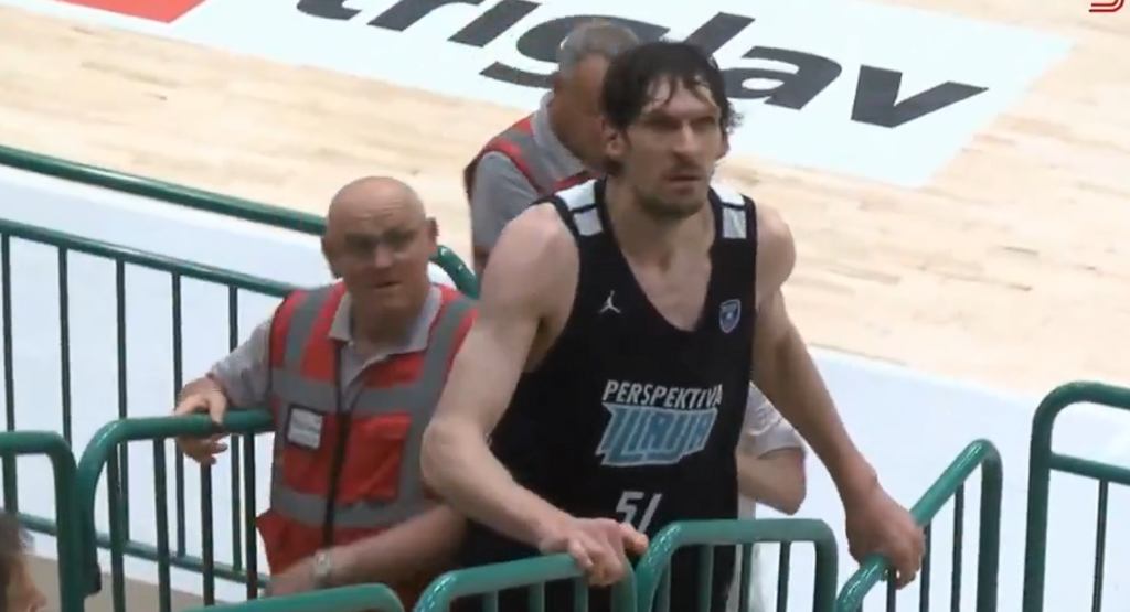 BOBI IZGUBIO ŽIVCE: Marjanović krenuo na tribine, Dončić sprečio haos u Sloveniji!
