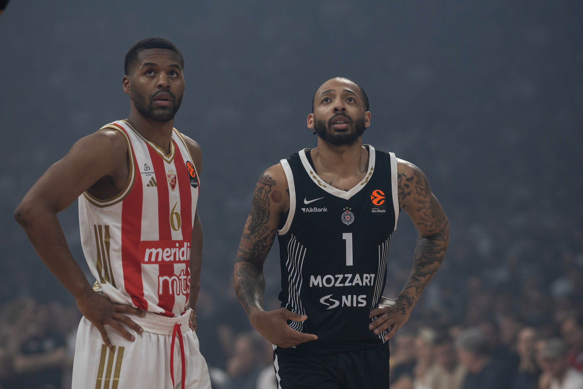 Crvena Zvezda Meridianbet Belgrade v Partizan MozzartBet Euroleague 2025/2026 partizan zvezda euroleague