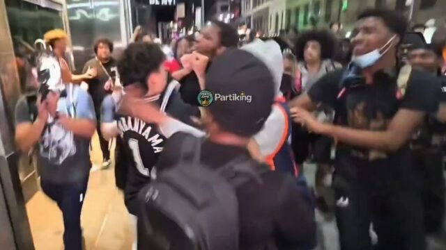 AMERIKA ILI BALKAN? Opšta tuča nakon utakmice NBA finala, navijačima Sparsa skidali dresove!