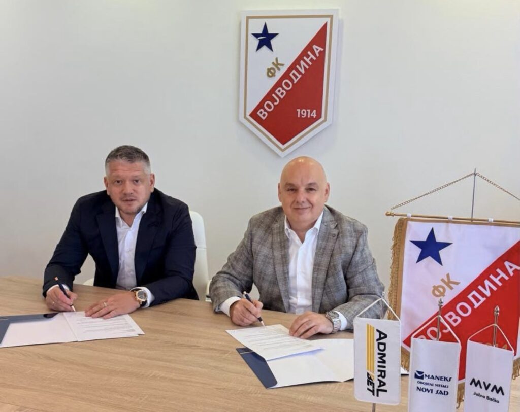ADMIRALBET JE NOVI SPONZOR FK VOJVODINA: Dresove Stare dame krasiće novi, dobro poznati logo!
