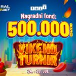 VIKEND JE REZERVISAN ZA FAZI – POLA MILIONA ČEKA NAJUPORNIJE  Zaigrajte odabrane slot igre, zauzmite mesto među 40 najboljih i osvojite do 120.000 dinara!