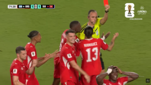 EMBOLO DOBIO CRVENI KARTON ZBOG NEVIĐENE GLUPOSTI: Švajcarci tvrde da je FIFA učinila svoje – „Sudije su se nepotrebno umešale!“