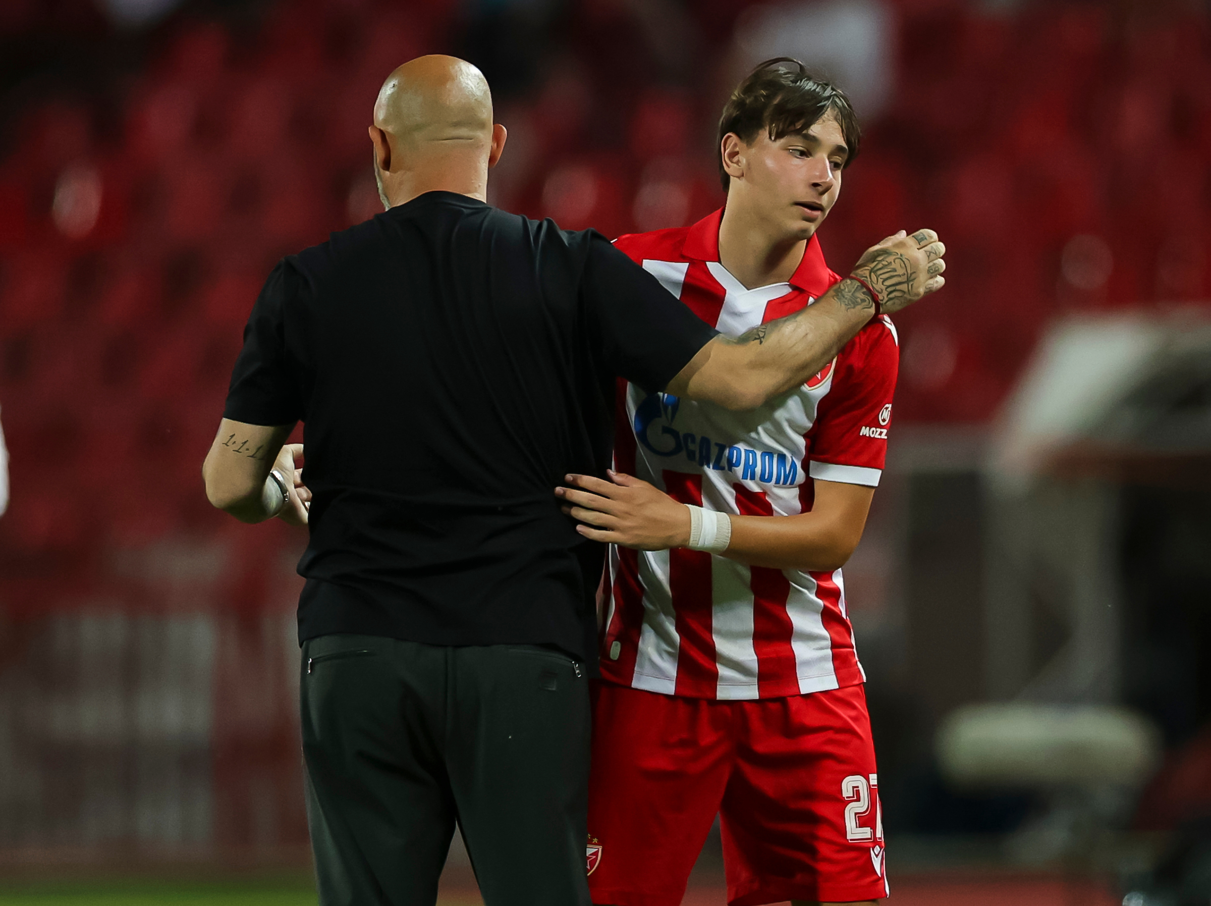 Crvena Zvezda v Larne UEFA Chmpions League Qualifiers Strika Crvena Zvezda v Larne UEFA Chmpions League Qualifiers