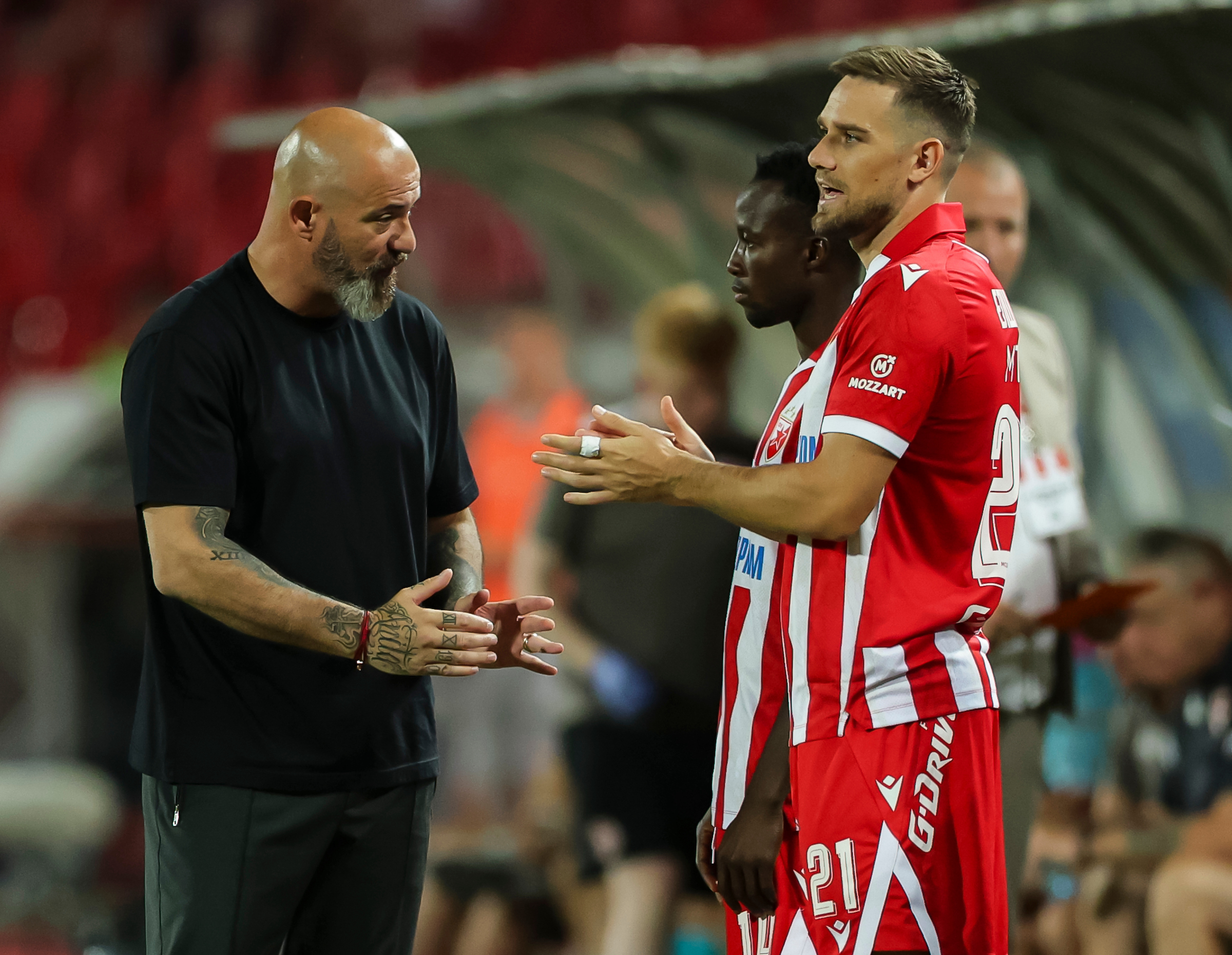 Crvena Zvezda v Larne UEFA Chmpions League Qualifiers Crvena Zvezda v Larne UEFA Chmpions League Qualifiers