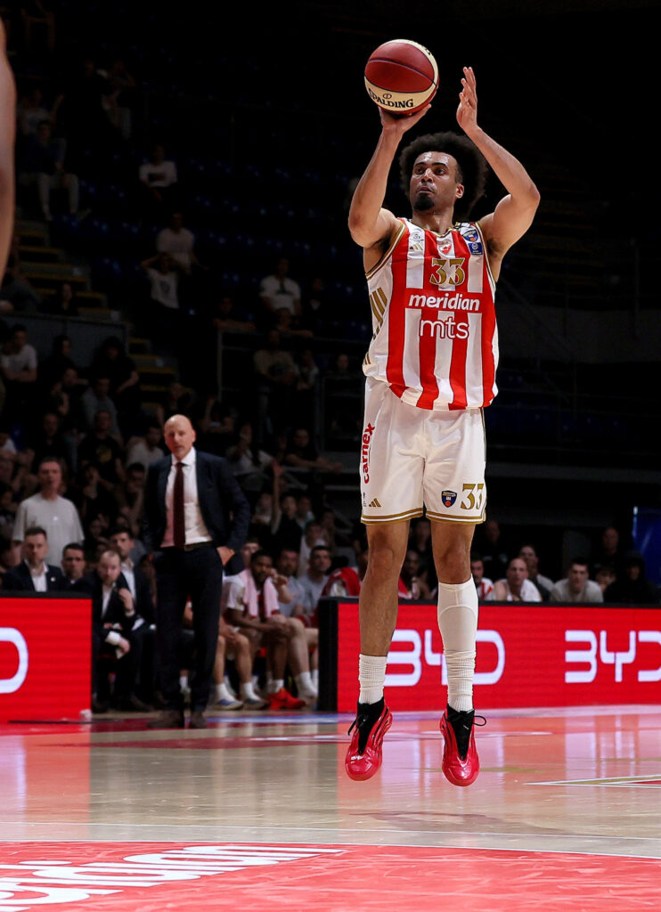 Crvena Zvezda v Cedevita Olimpija basketball match of ABA Liga Playoffs 2026 Quarter Finals Crvena Zvezda v Cedevita Olimpija basketball match of ABA Liga Playoffs 2026 Quarter Finals