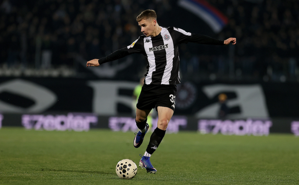 Partizan v OFK Beograd football match of Mozzart Bet Super League round 25 in Belgrade, Serbia on February 28th. Partizan v OFK Beograd football match of Mozzart Bet Super League round 25 in Belgrade, Serbia on February 28th.
