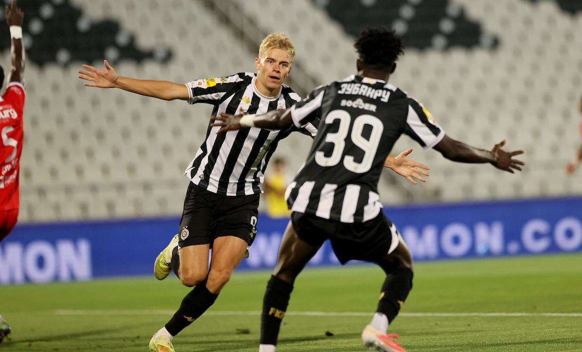 Partizan v Una Strassen football match of UEFA Conference League 2026/2027 , Qualification , round 2 Partizan v Una Strassen football match of UEFA Conference League 2026/2027 , Qualification , round 2