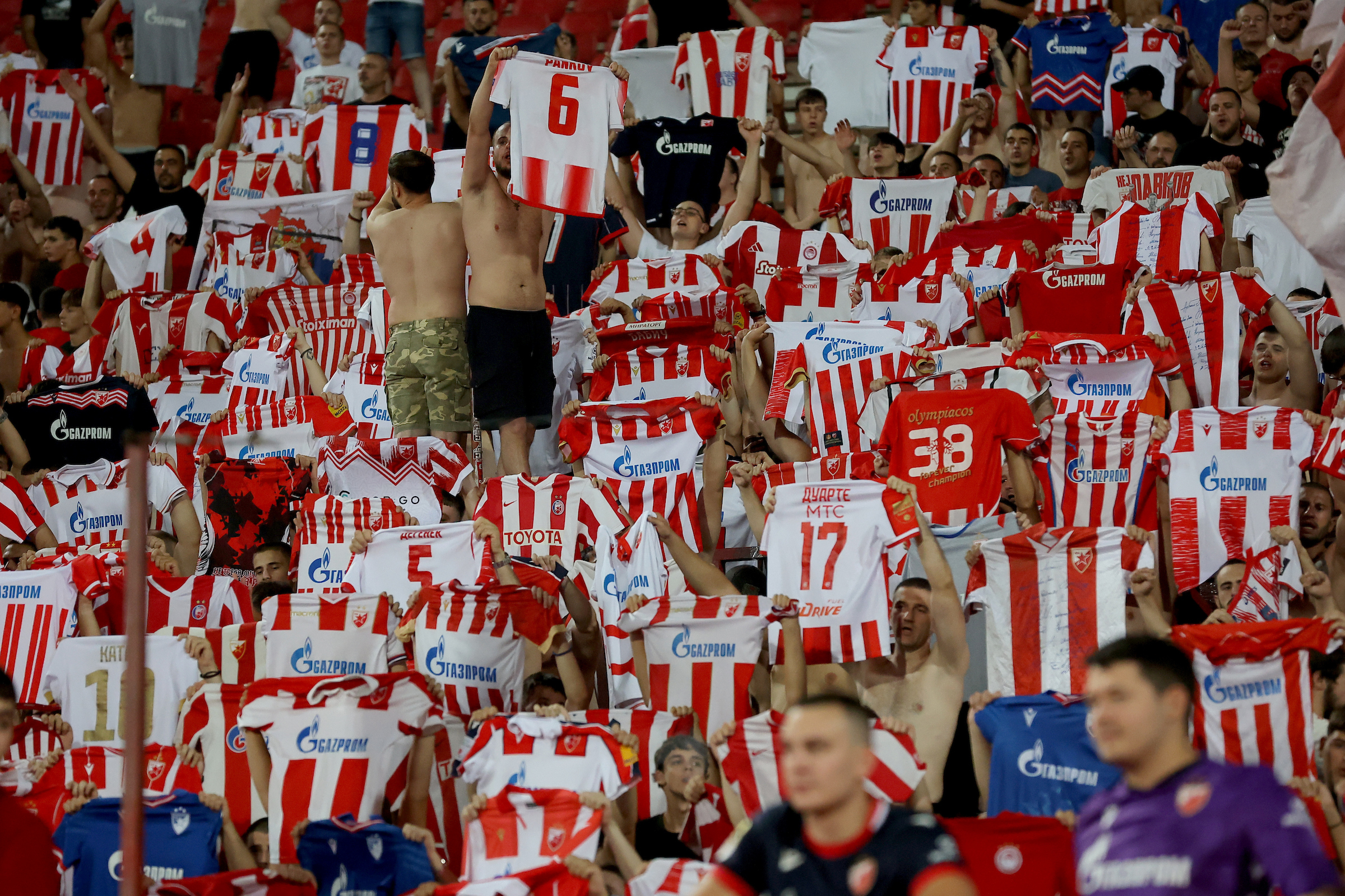 Crvena Zvezda v Larne FC football match of UEFA Champions League 2026/2027 , Qualification round 2 Crvena Zvezda v Larne FC football match of UEFA Champions League 2026/2027 , Qualification round 2