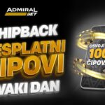 BESPLATNI ČIPOVI VAS ČEKAJU SVAKOG DANA  Zadržite svoje mesto za stolom, jer u AdmiralBetu igra se nastavlja!