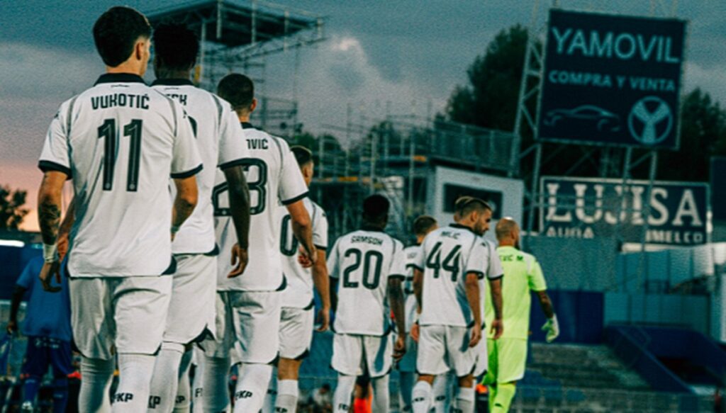 (POLUVREME) PARTIZAN U MINUSU: Hetafe vodi na poluvremenu, crno-beli bez pravog odgovora!