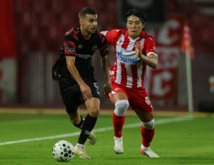 (POLUVREME) ZVEZDA SE MUČI NA MARAKANI: Hapoel opasniji, Kostov promašio dve velike šanse!