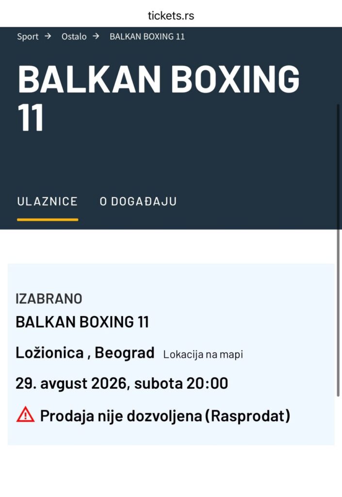 balkan boxing tickets balkan boxing tickets