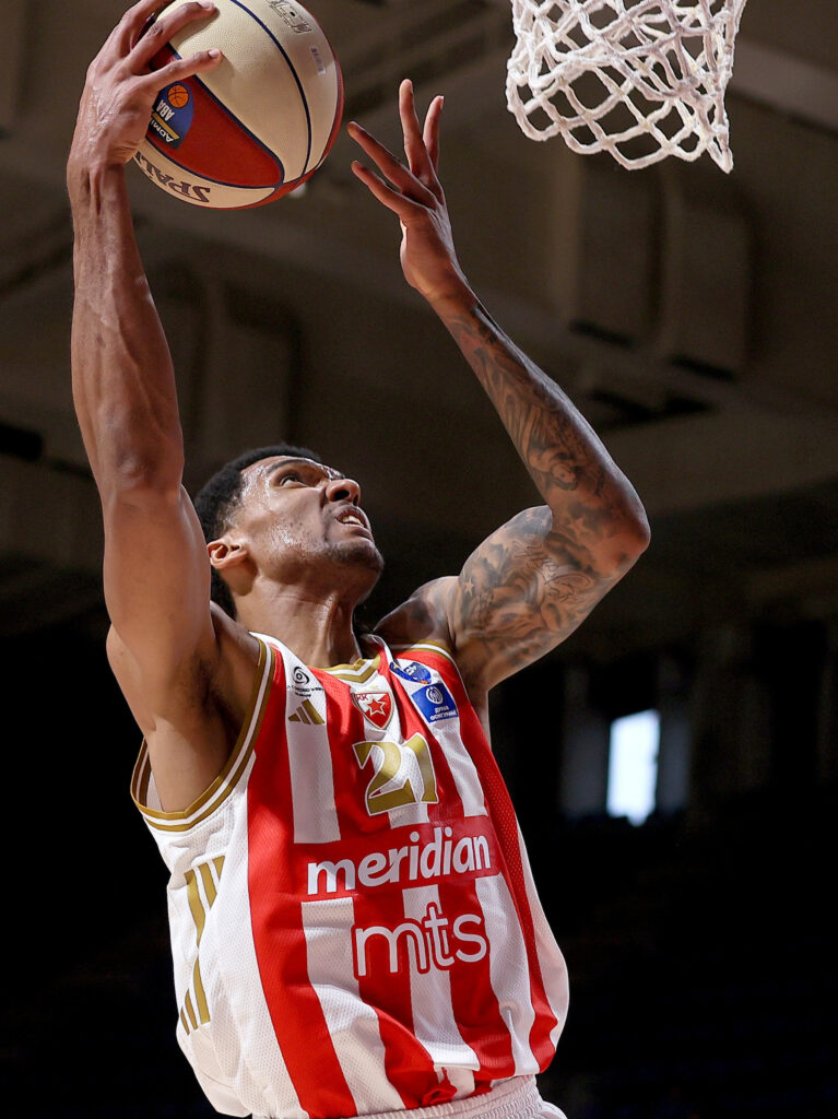 Crvena Zvezda v Cedevita Olimpija basketball match of ABA Liga Playoffs 2026 Quarter Finals