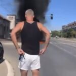 POJAVIO SE SNIMAK: Evo kako je Milan Gurović spasio čoveka iz zapaljenog automobila!