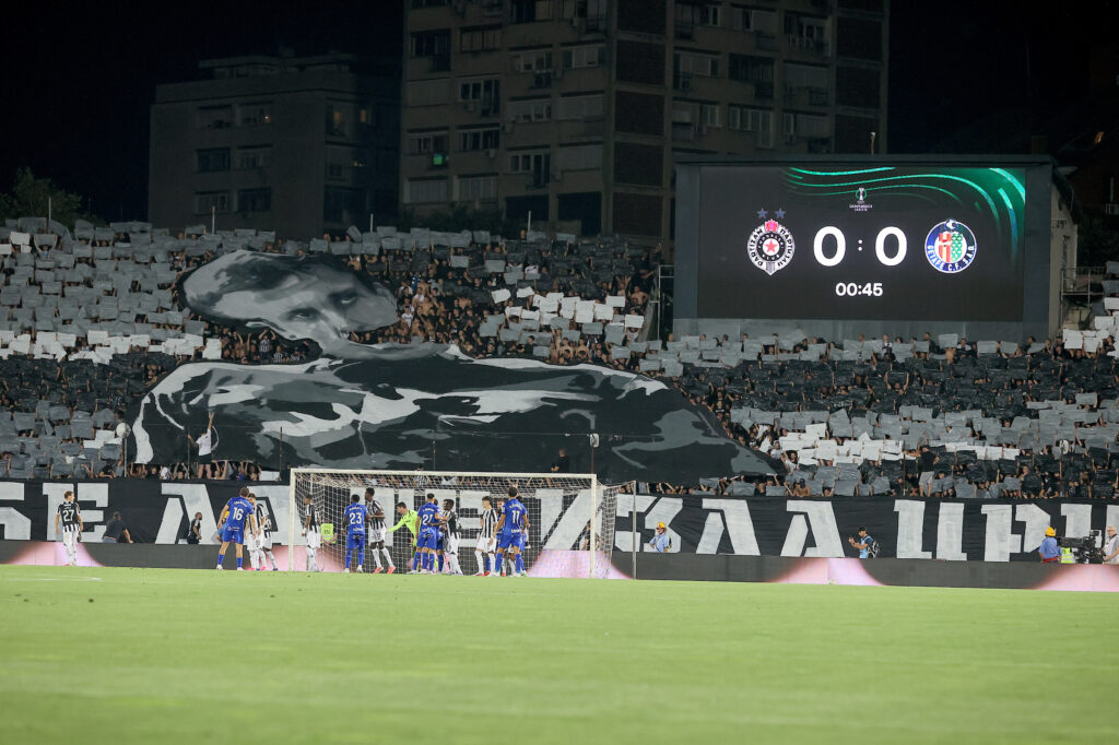 Partizan v Getafe football match of UEFA Europa Conference League 2026/2027, Qualification Playoffs, Playoff round 2