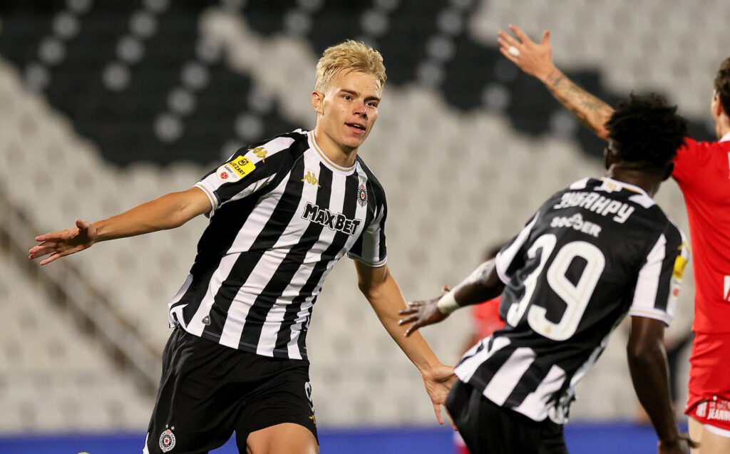 Partizan v Una Strassen football match of UEFA Conference League 2026/2027 , Qualification , round 2 Partizan v Una Strassen football match of UEFA Conference League 2026/2027 , Qualification , round 2