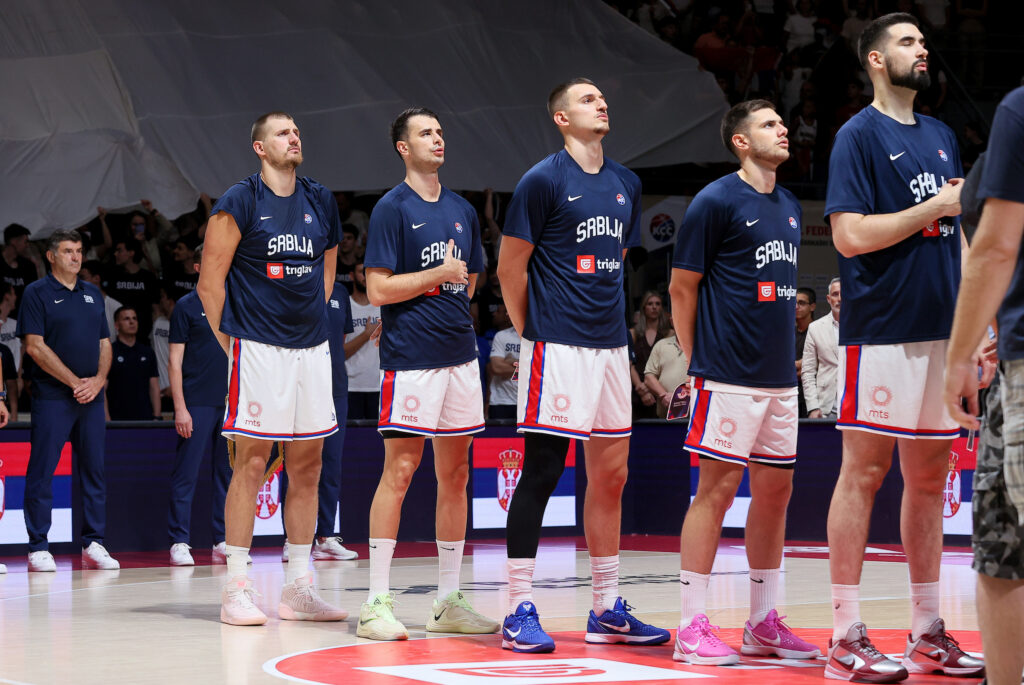 Serbia v Bosnia basketball match of FIBA World Cup, European Qualifiers, Group C round 6 Serbia v Bosnia basketball match of FIBA World Cup, European Qualifiers, Group C round 6
