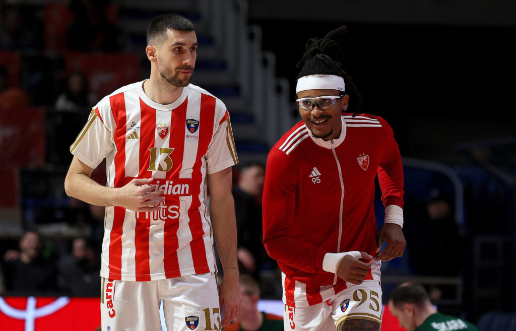 Crvena Zvezda v Cedevita Olimpija basketball match of ABA League season 2025/2026 quarter finals game 3