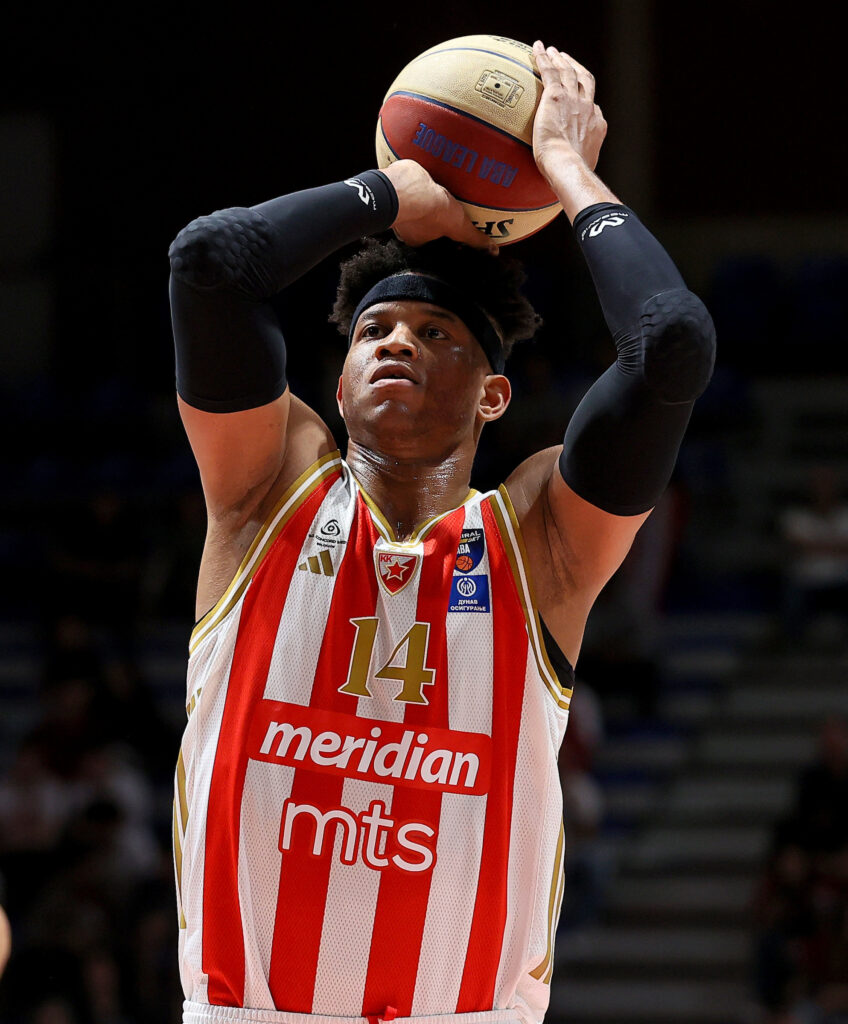 Crvena Zvezda v Cedevita Olimpija basketball match of ABA League season 2025/2026 quarter finals game 3