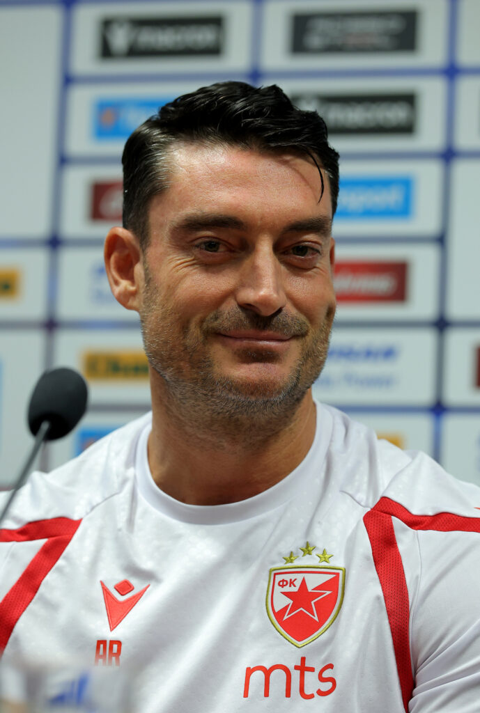 Press Conference, Viktoria Plzen v Crvena Zvezda, UEFA Europa League, play offs, 2nd leg Season 2026/2027