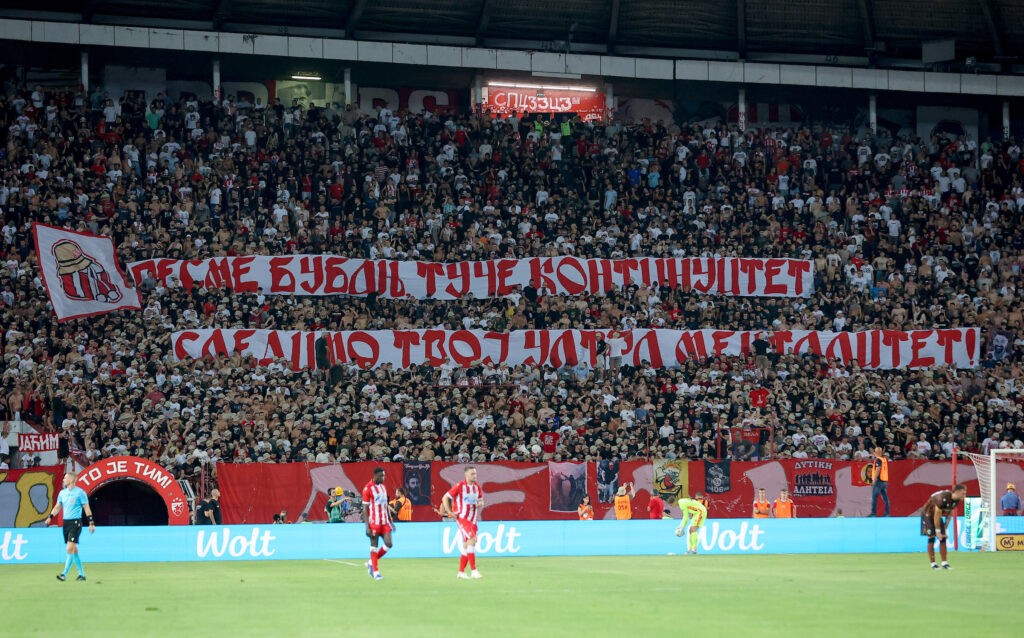 Crvena Zvezda v Viktoria Plzen football match of UEFA Europa League 2026/2027, Playoff Round, Two Legs, round 1 Crvena Zvezda v Viktoria Plzen football match of UEFA Europa League 2026/2027, Playoff Round, Two Legs, round 1