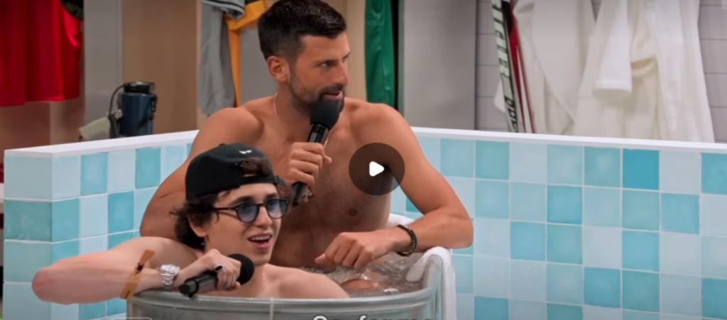 NOVAK ĐOKOVIĆ GO U KADI SA ČOVEKOM KOME NI SABRINA KARPENTER NIJE ODOLELA: Novak ističe da je ponosan što ga Siner i Alkaraz kopiraju!