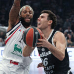 (POLUVREME) NIJE VAM LOŠ OVAJ EVROKUP PARTIZAN: Pajola i Karlik dirigenti, Olimpija može da slavi ovu razliku!