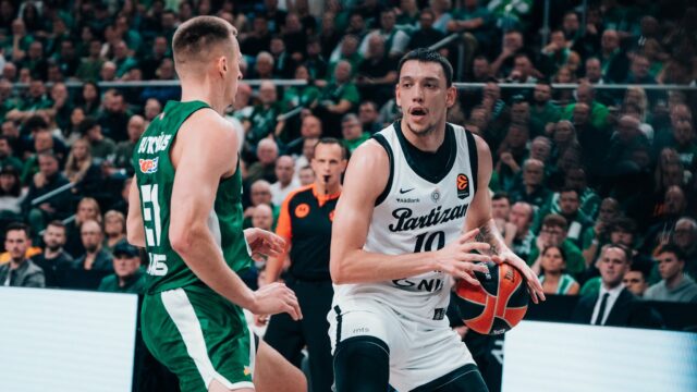 (POLUVREME) PARTIZAN DRŽI PRIKLJUČAK: Žalgiris vodi, ali crno-beli im dišu za vratom!