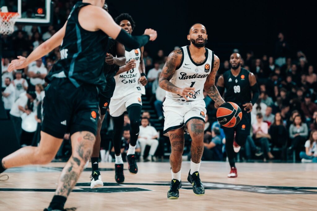 PARTIZAN PROSUO +11 I PRETRPEO PORAZ U VILERBANU: Karlik nije bio u elementu, Džej Krauder kao u najboljim danima!