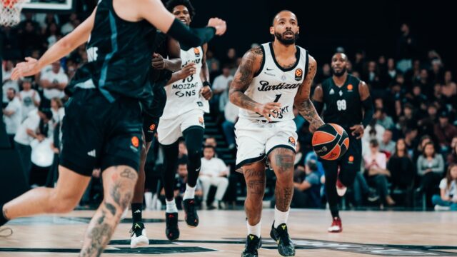 PARTIZAN PROSUO +11 I PRETRPEO PORAZ U VILERBANU: Karlik nije bio u elementu, Džej Krauder kao u najboljim danima!
