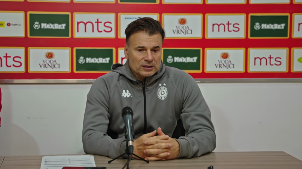 STANOJEVIĆ OTVORIO DUŠU POSLE DRAME U NIŠU: „Partizan pati, prolazimo kroz težak period!“