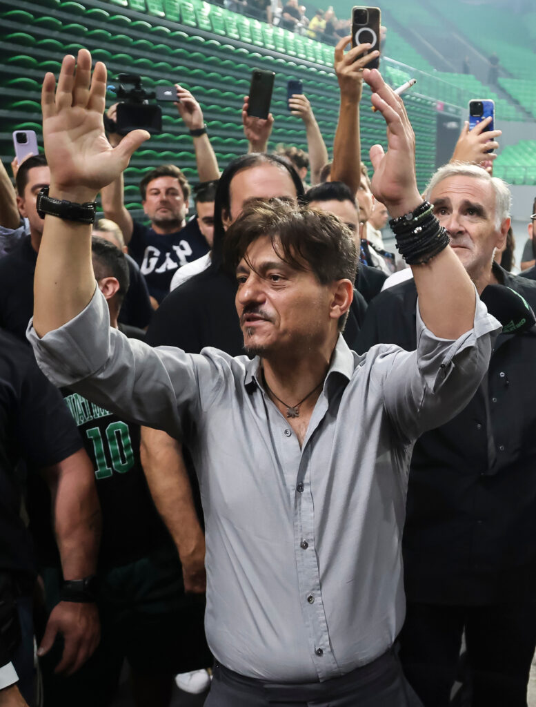 Zeljko Obradovic Panathinaikos Dimitris Janakopulos