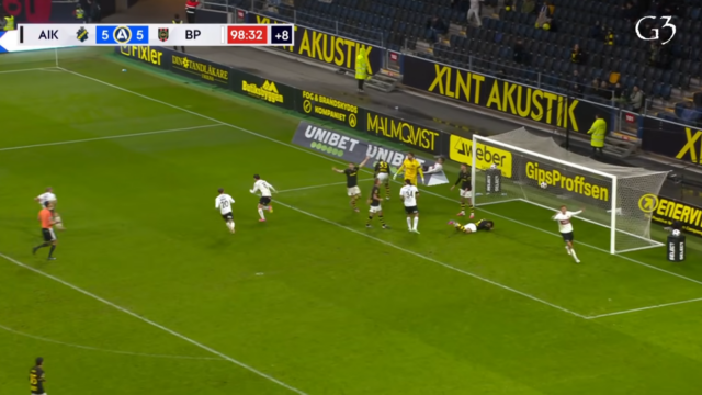OVAKAV MEČ FUDBAL NE PAMTI, ŠVEDSKA ELITA NAM DONELA ČUDO: Čak 11 golova za poluvreme, od 1:5 do 5:5, pa šok u 99. minutu – ispisana istorija! (VIDEO)
