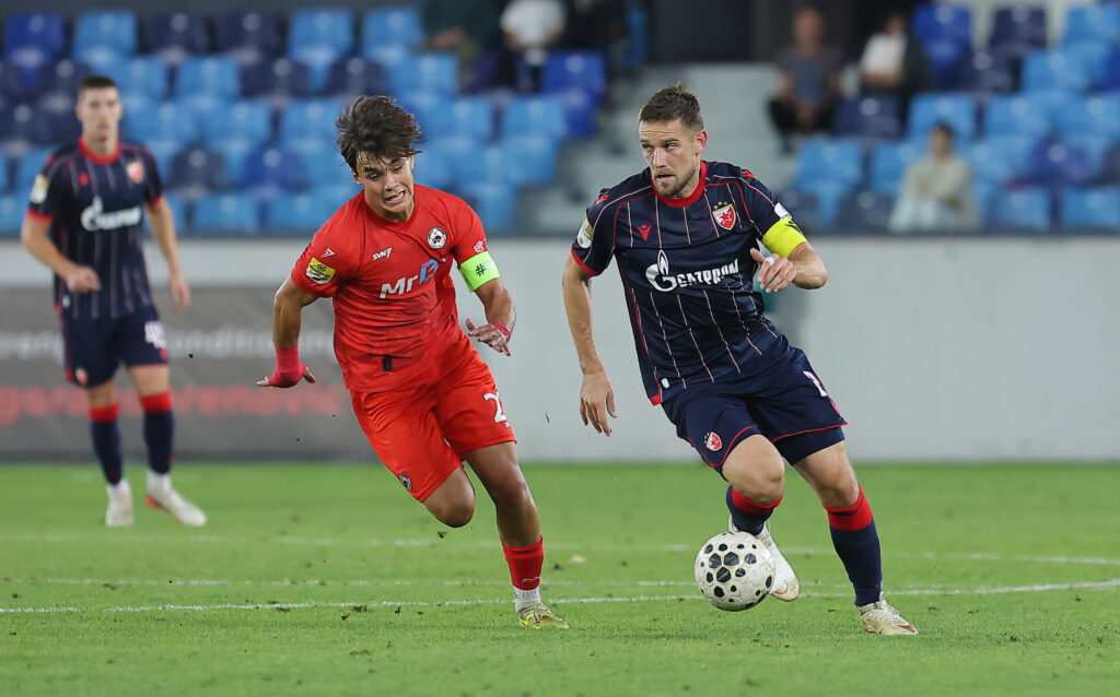 IMT v Crvena Zvezda football match of Mozzart Bet Superliga 2026/2027 round 9 IMT v Crvena Zvezda football match of Mozzart Bet Superliga 2026/2027 round 9