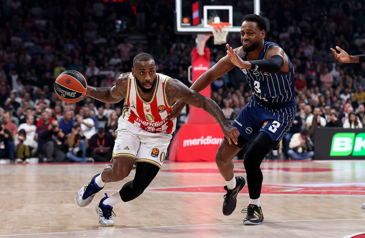 Crvena Zvezda v Anadolu Efes basketball match of Euroleague season 2025/2026 round 29. at the Belgrade Arena in Belgrade, Serbia on February 25th. Crvena Zvezda v Anadolu Efes basketball match of Euroleague season 2025/2026 round 29. at the Belgrade Arena in Belgrade, Serbia on February 25th.