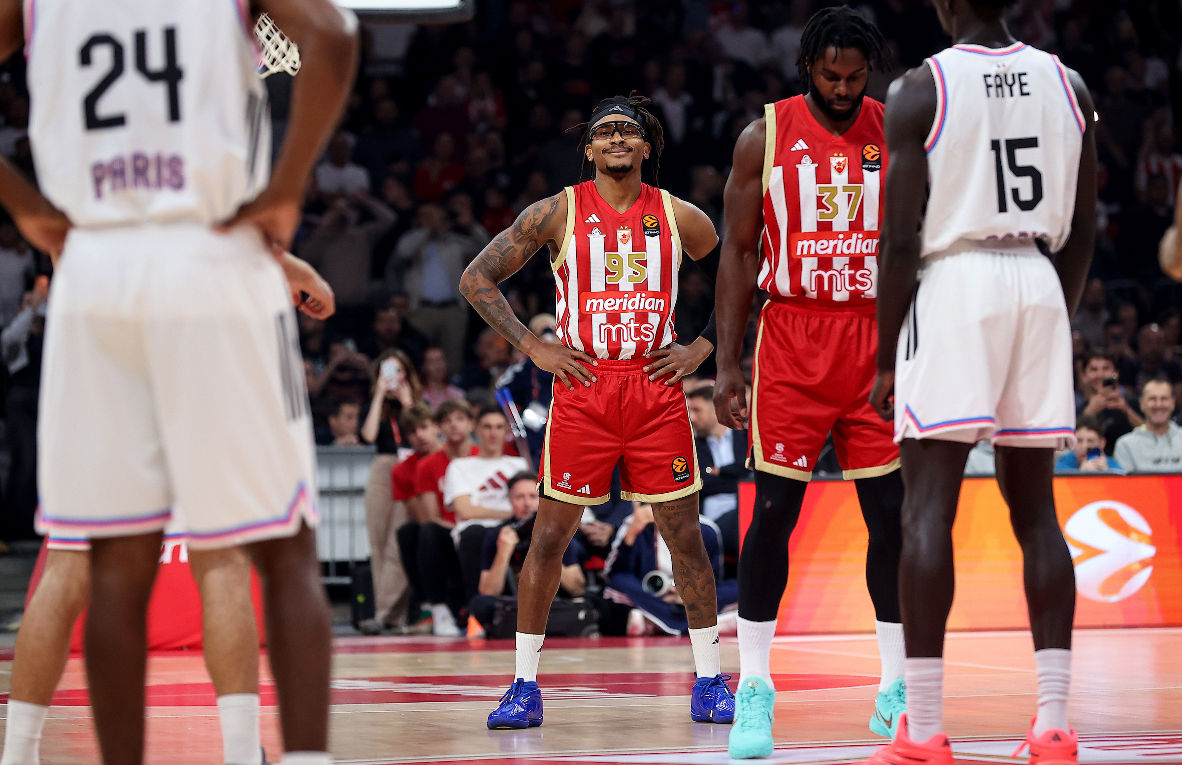 Crvena Zvezda v Paris basketball match of Euroleague season 2026/2027 round 6 Crvena Zvezda v Paris basketball match of Euroleague season 2026/2027 round 6