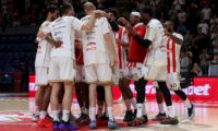Crvena Zvezda v Partizan basketball match of ABA League season 2025/2026 semi finals round / game 2