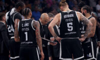 Partizan v Dubai basketball match of ABA League 2025/2026 Playoff Finals, game / round 3