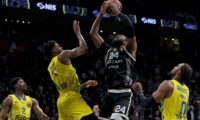 Partizan v Maccabi Tel Aviv basketball match of Euroleague 2025/2026 round 18. on December 26. 2025. in Belgrade, Serbia.