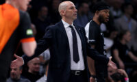 Partizan v Maccabi Tel Aviv basketball match of Euroleague 2025/2026 round 18. on December 26. 2025. in Belgrade, Serbia.