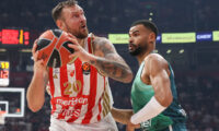 Crvena Zvezda (Red Star) v Baskonia on October 23. 2025. in Belgrade, Serbia. Euroleague round 6 25/26