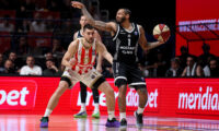 Crvena Zvezda v Partizan basketball match of ABA League season 2025/2026 semi finals round / game 2