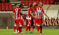 Srbija Crvena Zvezda v Larne FC football match of UEFA Champions League 2026/2027 , Qualification round 2