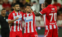 Crvena Zvezda v Larne UEFA Chmpions League Qualifiers
