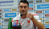 Albert Rijera Press Conference, Viktoria Plzen v Crvena Zvezda, UEFA Europa League, play offs, 2nd leg Season 2026/2027