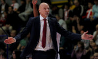 Crvena Zvezda v Cedevita Olimpija basketball match of AdmiralBet ABA League, Season 2025/2026 Group B round 12 on December 27. 2025. in Belgrade, Serbia.