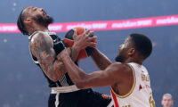 Crvena Zvezda v Partizan Basketball match derby of Euroleague 2025/2026 Round 35, at the Belgrade Arena in Belgrade, Serbia on April 2nd