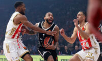 Crvena Zvezda v Partizan Basketball match derby of Euroleague 2025/2026 Round 35, at the Belgrade Arena in Belgrade, Serbia on April 2nd