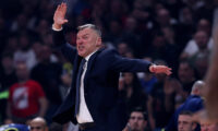 Crvena Zvezda v Fenerbahce basketball match of Euroleague season 2025/2026 round 31 in Belgrade, Serbia on March 13th.